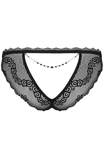 Obsessive Millagro Panties Schwarz - Spitzenhöschen 4