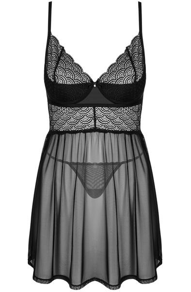 Obsessive Negligé Babydoll & String - Babydoll-Dessous 3