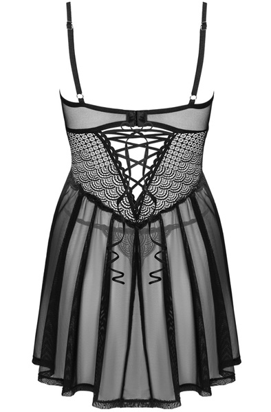 Obsessive Negligé Babydoll & String - Babydoll-Dessous 4