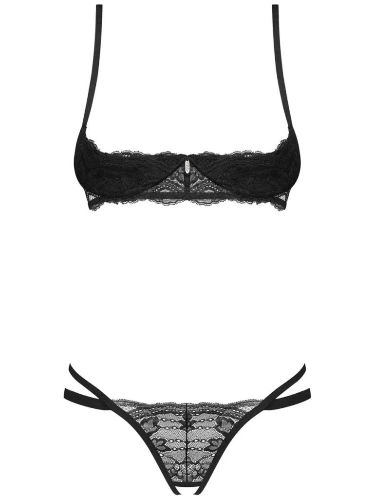 Obsessive Nutris 2-teiliges Ouvert Set - Sexy Dessous 4