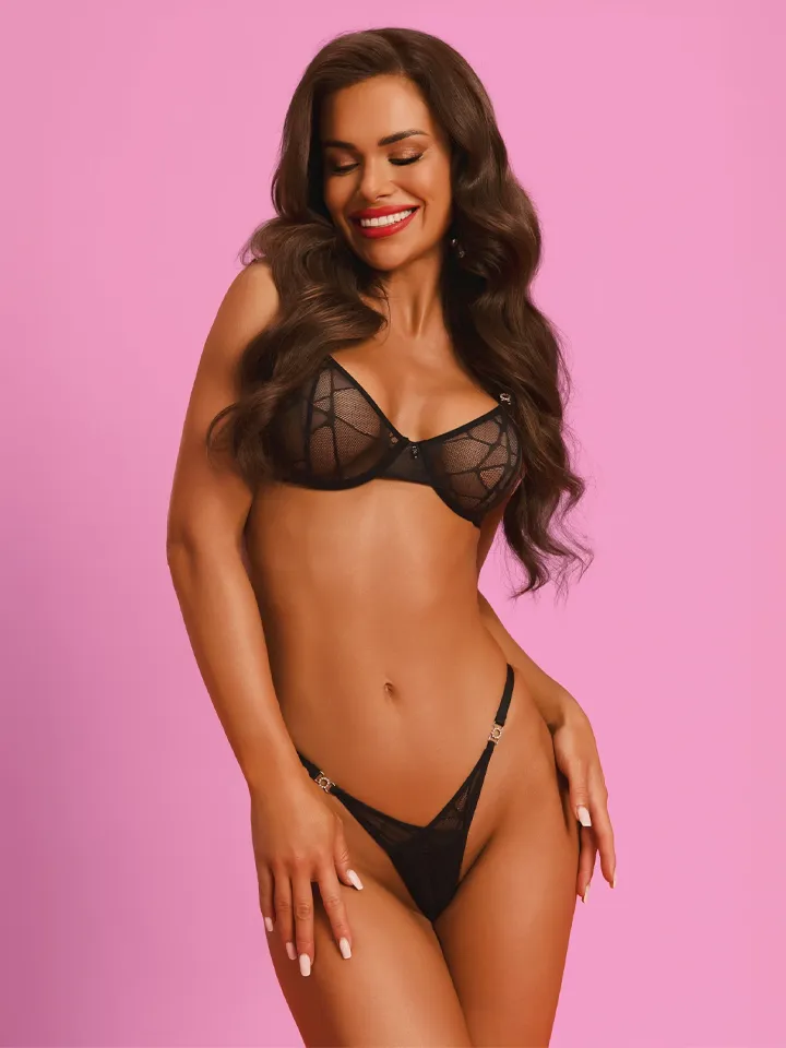 Obsessive Olianna 2-pcs Set Black - Unterwäschen Set 2 [full]