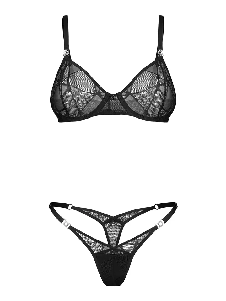Obsessive Olianna 2-pcs Set Black - Unterwäschen Set 3 [full]