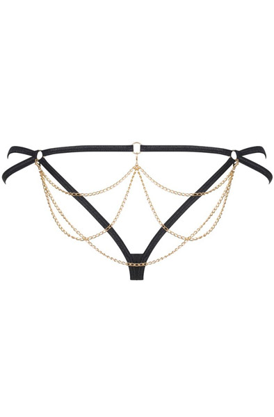 Obsessive Pantheria String Schwarz - Slip 4