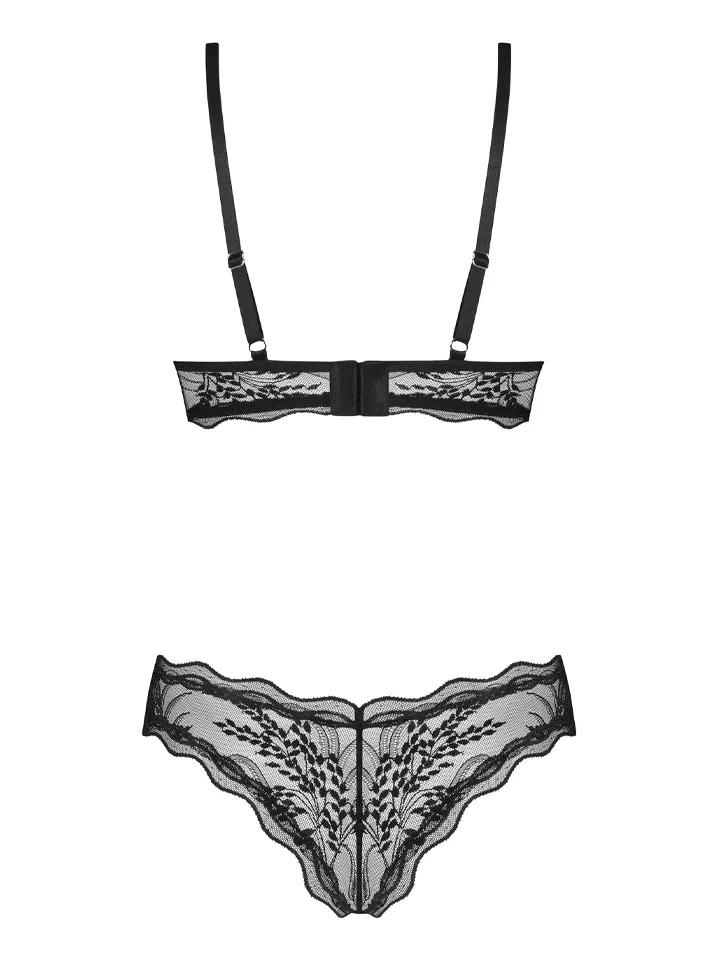 Obsessive Perisia 2-pcs Set Black - Unterwäschen Set 5 [full]
