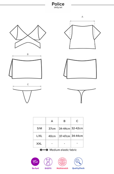 Obsessive Polizeiuniform - Sexy Kleidung 4