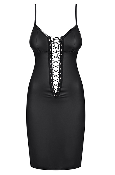 Obsessive Redella Kleid Schwarz - Sexy Kleidung 3