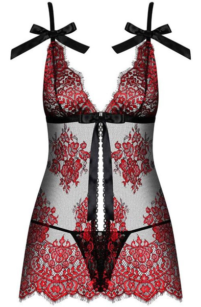 Obsessive Redessia Babydoll & String - Babydoll-Dessous 3