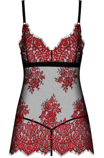 Obsessive Redessia Babydoll & String - Babydoll-Dessous 4