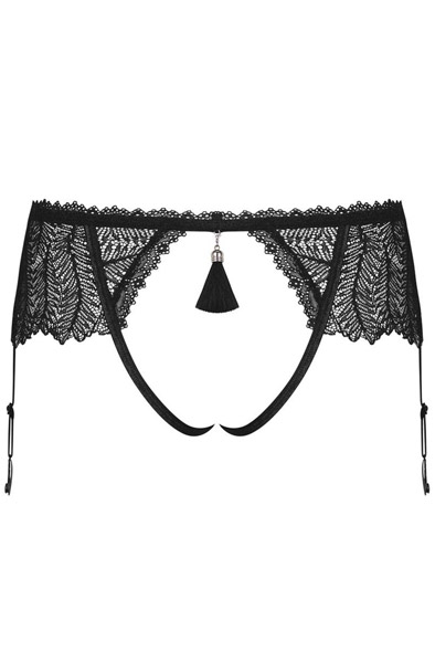 Obsessive Romanesa Strumpfhalter mit offenem Schritt - Strumpfhalter 4