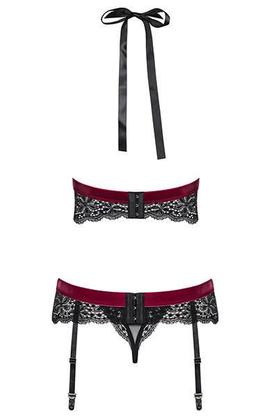 Obsessive Rossita Set 3-tlg - Sexy Dessous 4