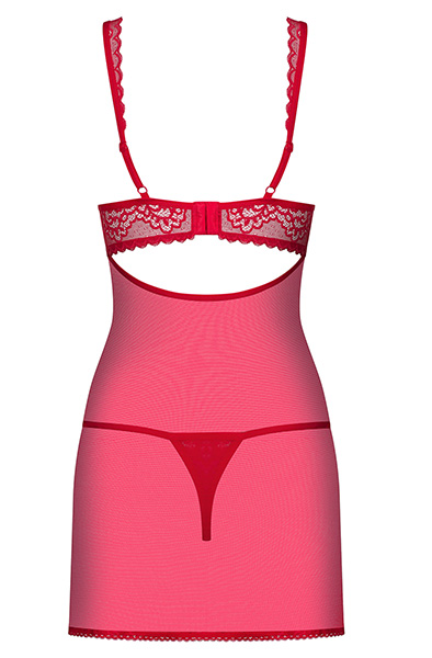 Obsessive Rougebelle Negligé & String Rot - Sexy Dessous 4