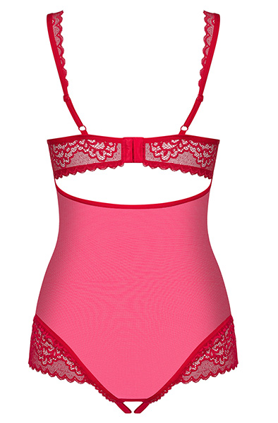 Obsessive Rougebelle Ouvert Teddy Rot - Teddy 4