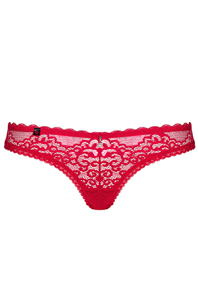 Obsessive Rougebelle Tanga Rot - Spitzenhöschen 3