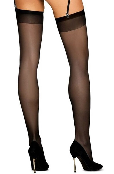 Obsessive S813 Strümpfe Schwarz - Stay-ups 2