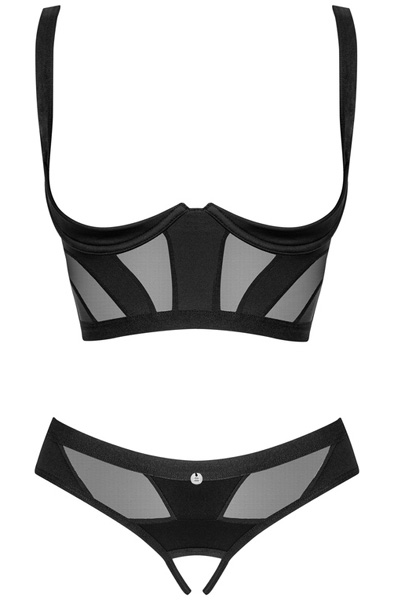 Obsessive Schickes Amoria 2-teiliges Set mit Ouvert - BH & BH-Set 3