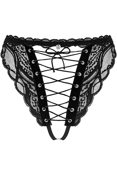 Obsessive Sedila Ouvert-Slip Schwarz - Slip mit offenem Schritt 3