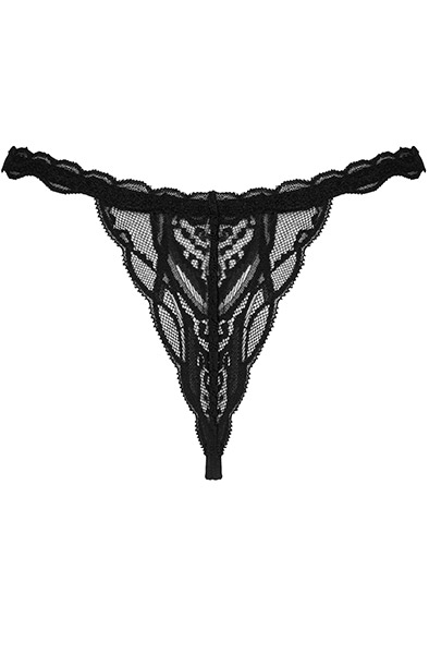 Obsessive Sedila Ouvert-Slip Schwarz - Slip mit offenem Schritt 4