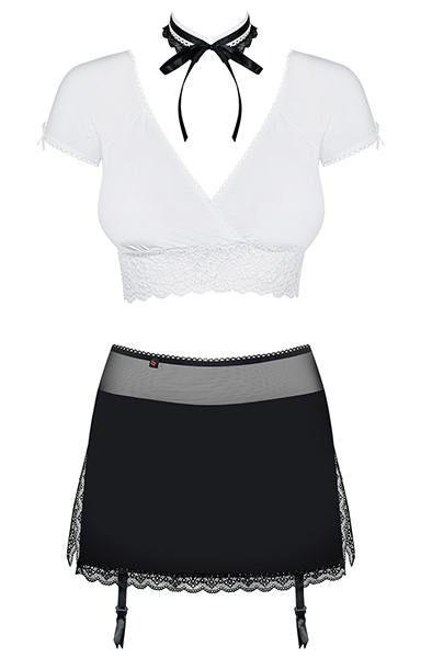 Obsessive Sekretärinnen-Outfit, 5-teilig - Sexy Kleidung 3
