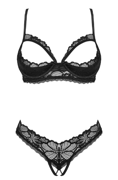 Obsessive Serafia 2-teiliges Set ohne Cups - BH & BH-Set 3