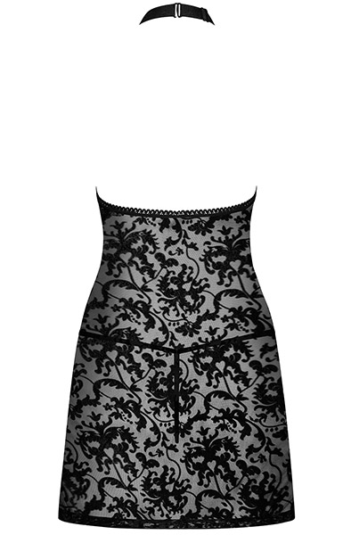 Obsessive Softily Negligé & String Schwarz - Sexy Dessous 4