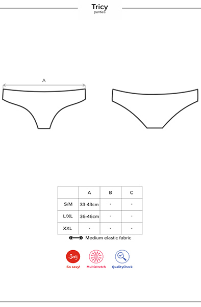 Obsessive Tricy Panties Schwarz - Slip 3