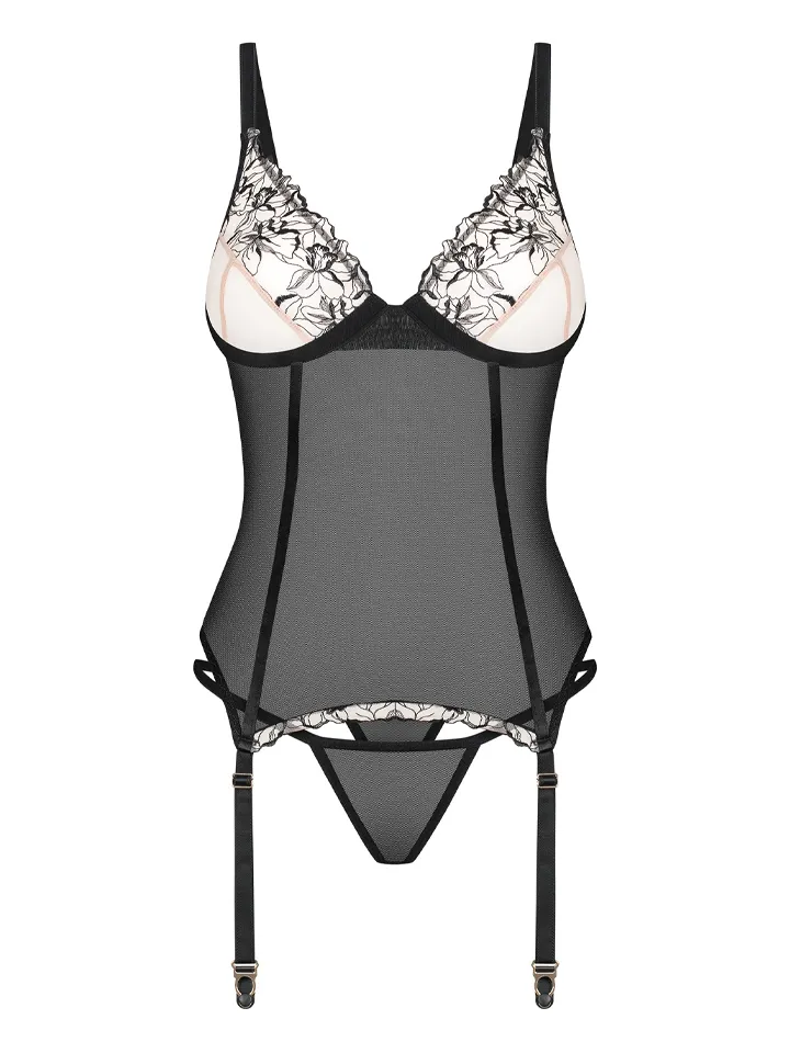 Obsessive Vila Blanes Corset & Thong - Korsett & String 4 [full]
