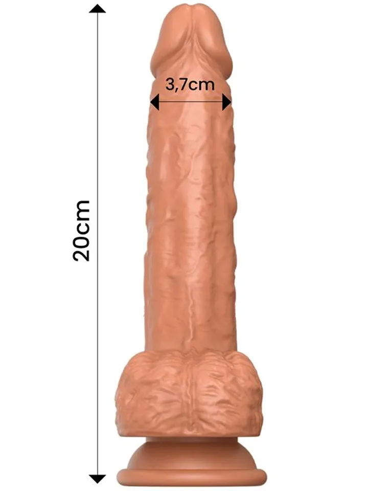 Octavius Dildo With Thrusting, Waving & Vibrating 20 cm - Vibrierender Dildo 3