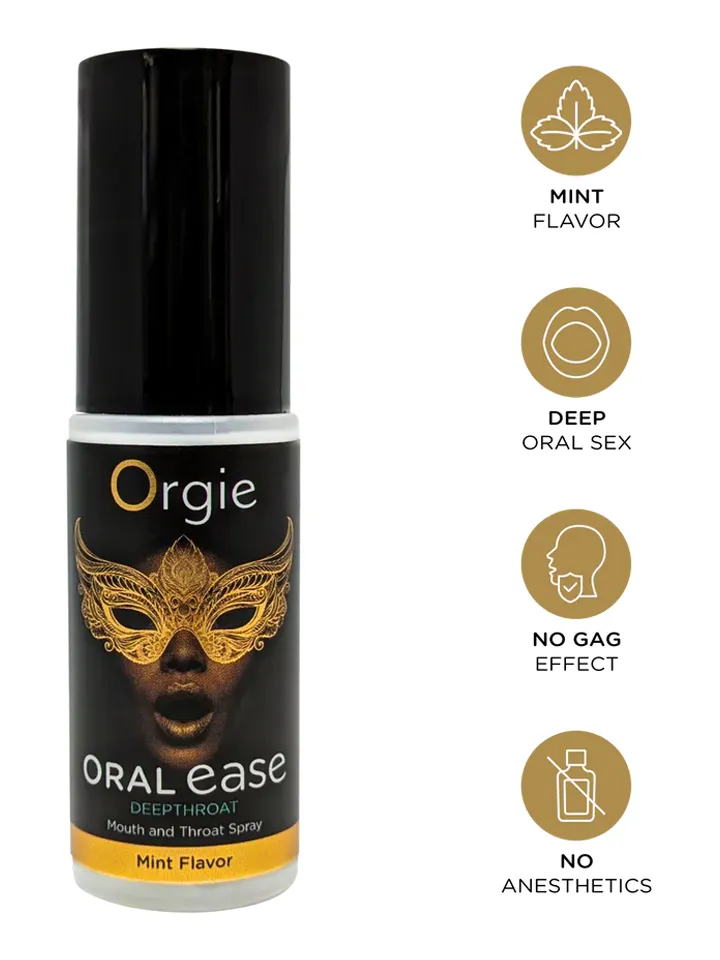 Oral Ease Deepthroat Mouth & Throat Spray 15ml - Essbar und für Oralsex geeignet 2 [full]