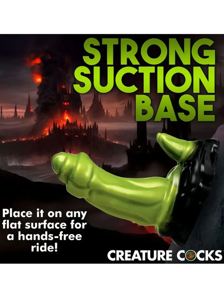 Orc Silikon Dildo 17,8 cm - Drachen-Dildo 5