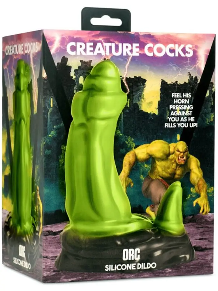 Orc Silikon Dildo 17,8 cm - Drachen-Dildo 6