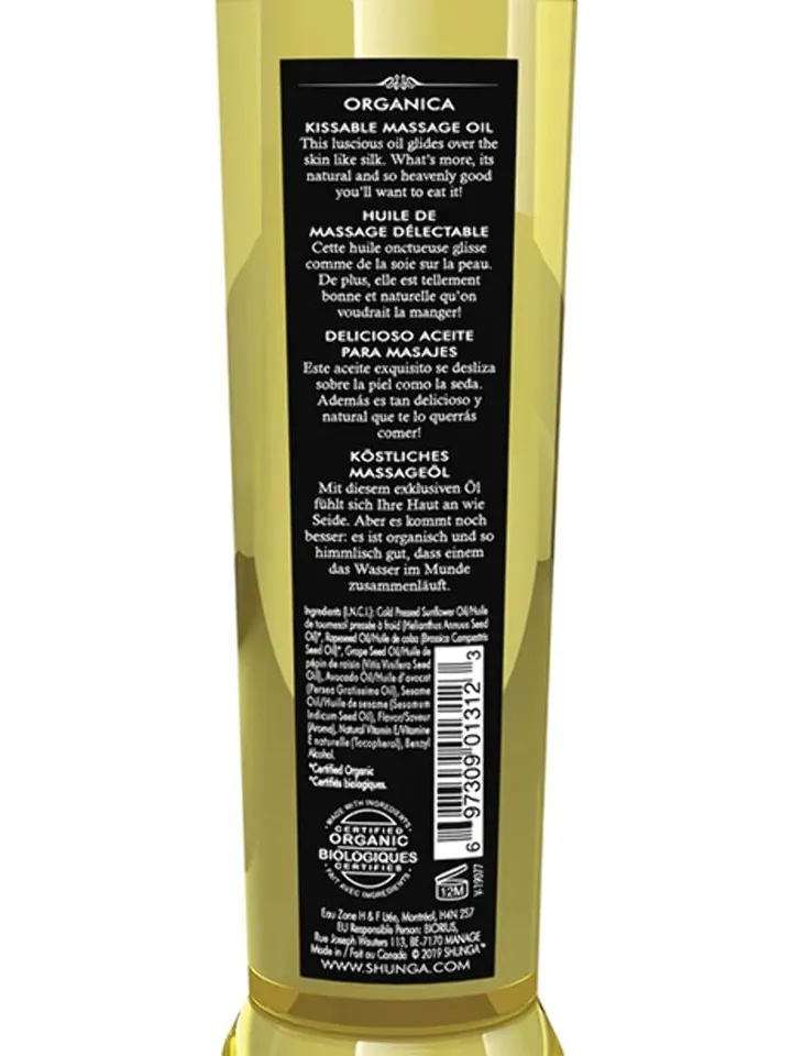 Organica Naturelle Massage Oil 240 ml - Massageöl 2 [full]