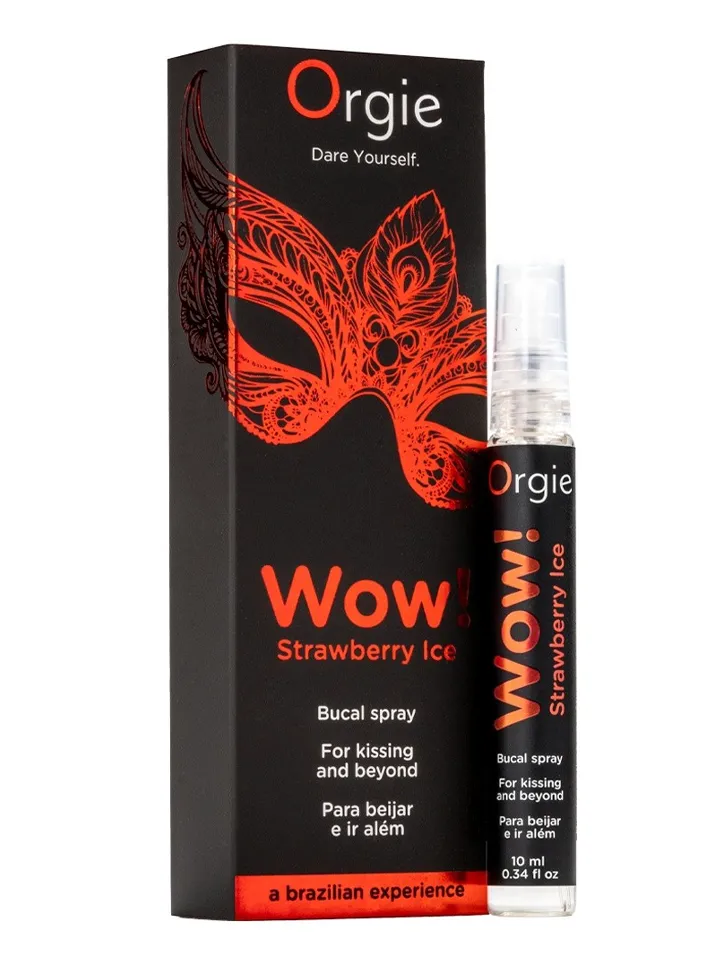 Orgie Wow! Strawberry Ice Bucal Spray 10 ml - Essbar und für Oralsex geeignet 1 [full]
