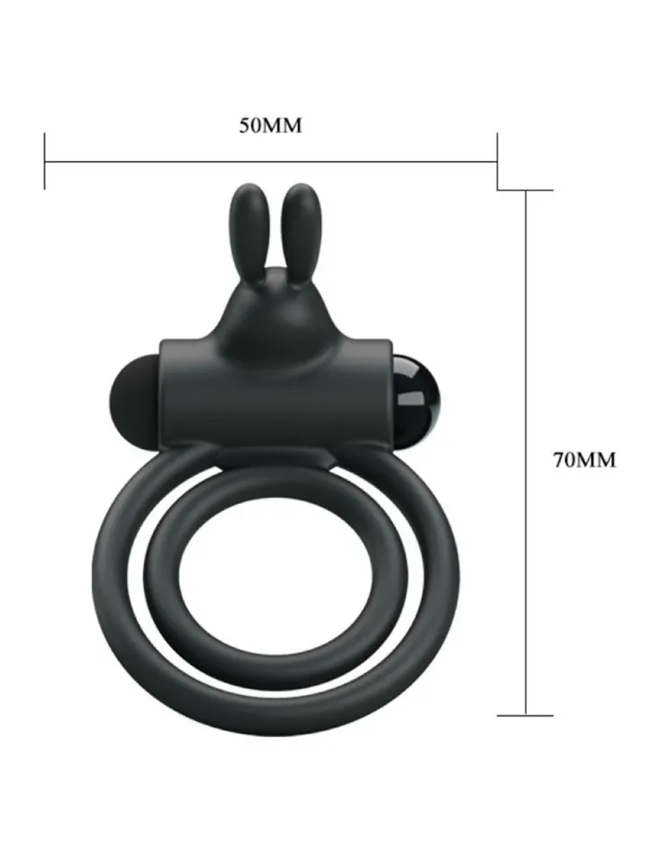 Osmond Vibrating Rabbit Cock Ring - Penisring für den Mann 3 [full]