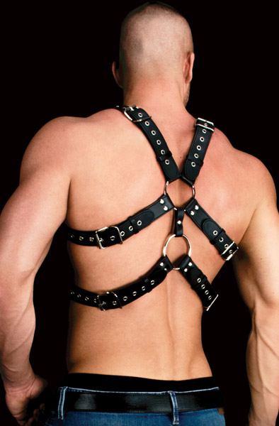 Ouch Andres Chest Harness - Bondage-Set 2