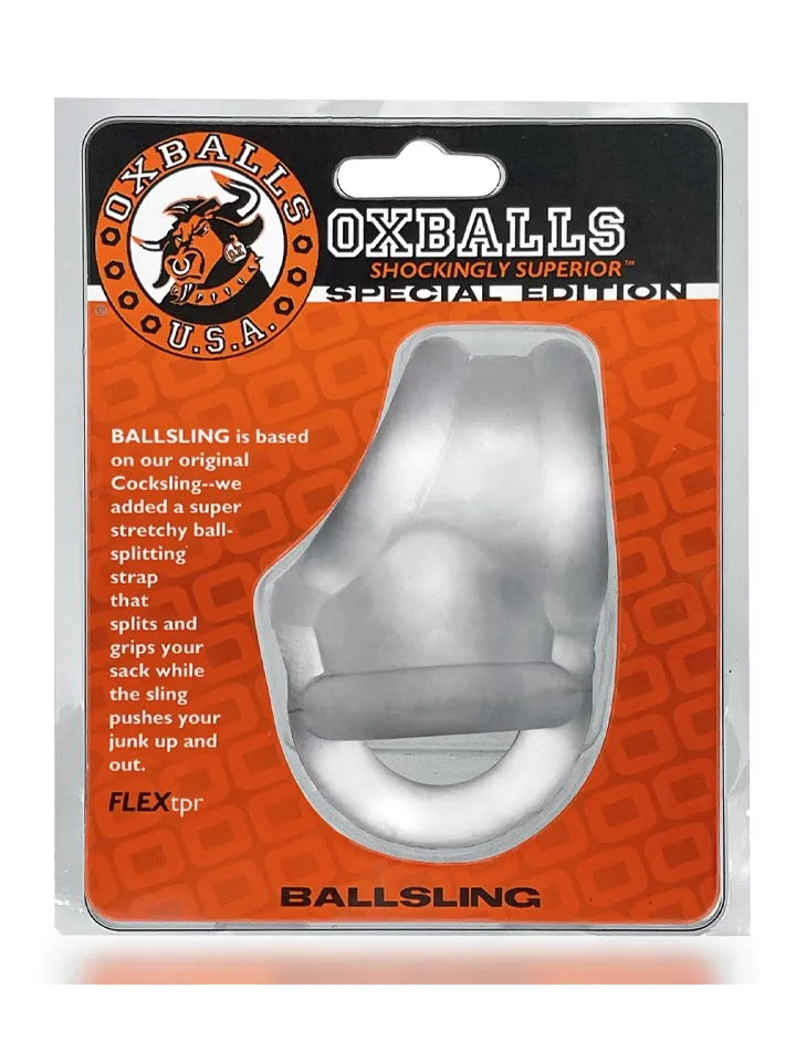 Oxballs Ballsling Ball Splitter Clear Ice - Penis- und Hodensackringe 3 [full]