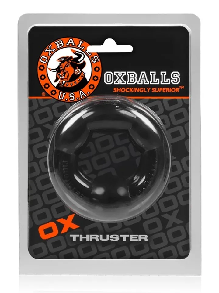 Oxballs Thruster Cock Ring Black - Cockring 3 [full]