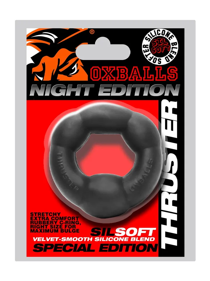 Oxballs Thruster Cock Ring Night Black - Cockring 2 [full]