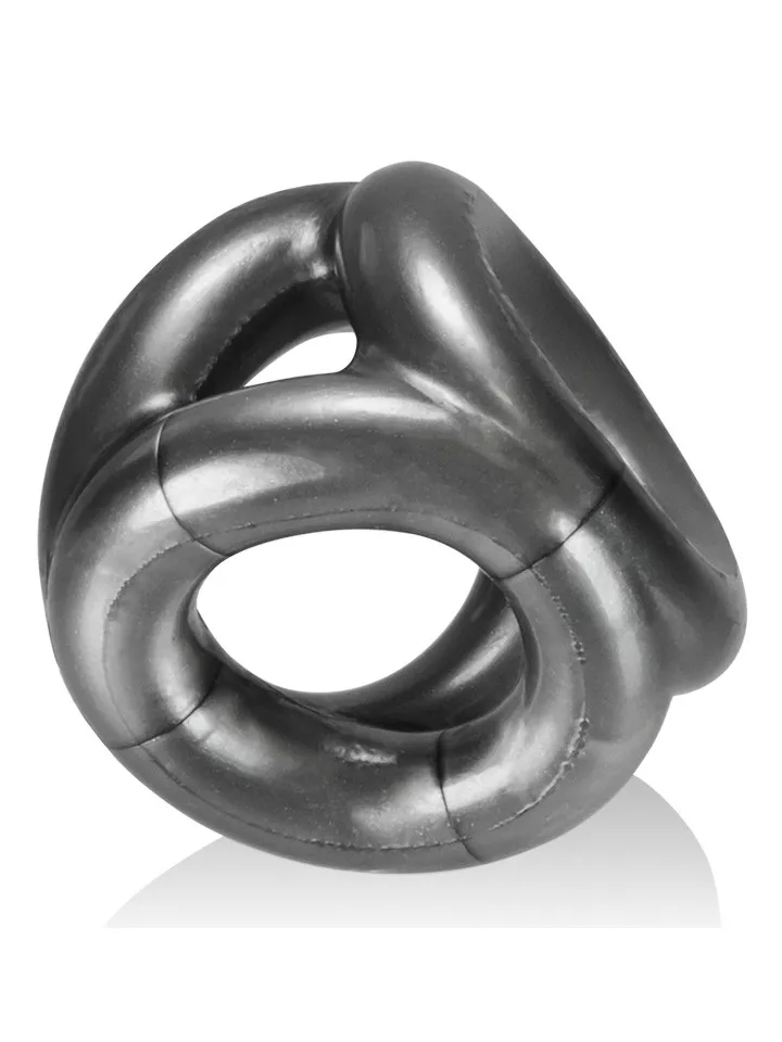 Oxballs Tri-Sport 3-Ring Cocksling Grau - Penis- und Hodensackringe 2 [full]