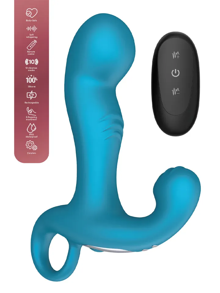 P-spot Tapper Plug Vibrating + Remote - Prostatastimulator 1 [full]