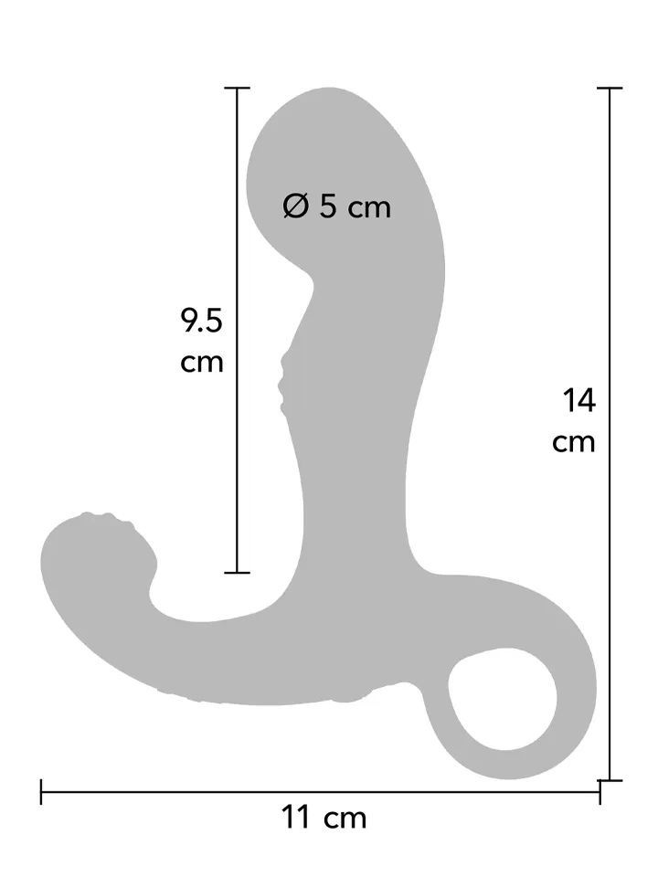 P-spot Tapper Plug Vibrating + Remote - Prostatastimulator 3 [full]