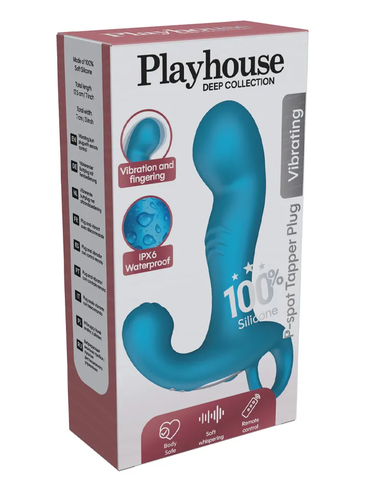 P-spot Tapper Plug Vibrating + Remote - Prostatastimulator 4 [full]