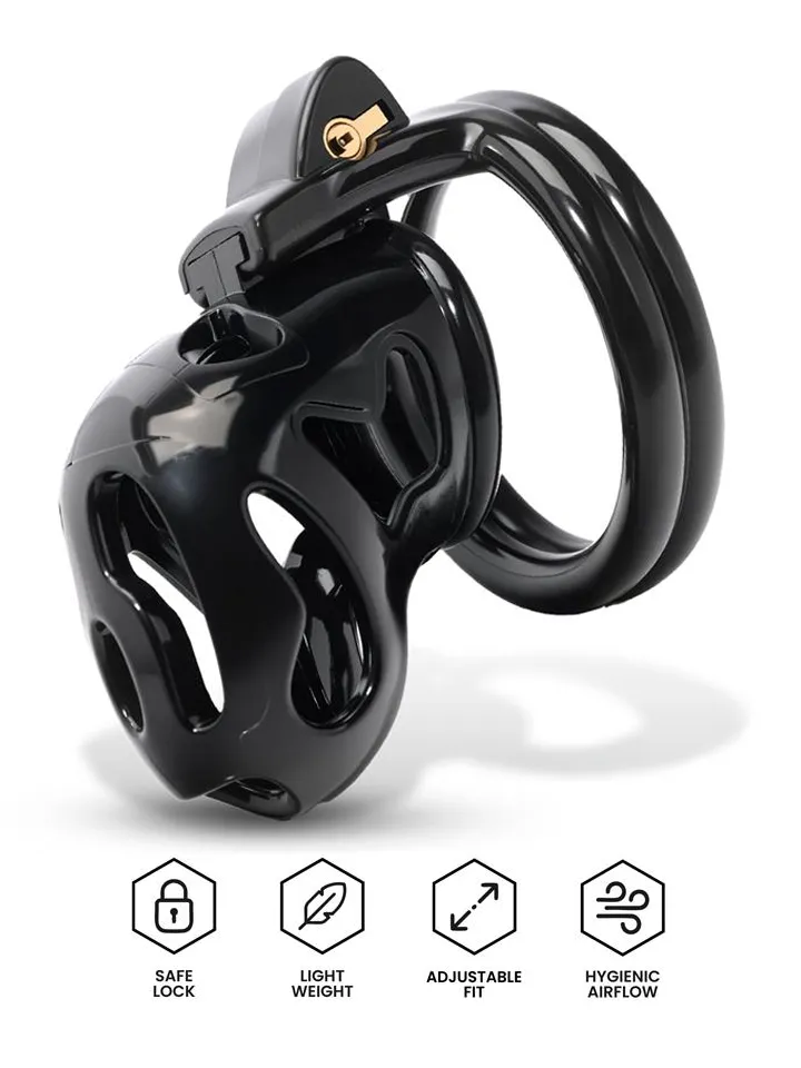 Parole Chastity Cage With Internal Lock - Peniskäfig 1 [full]