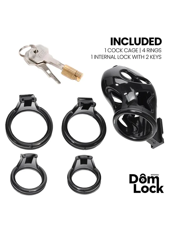 Parole Chastity Cage With Internal Lock - Peniskäfig 3 [full]