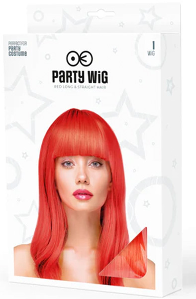 Party Wig Long Straight Red Hair - Perücke 2