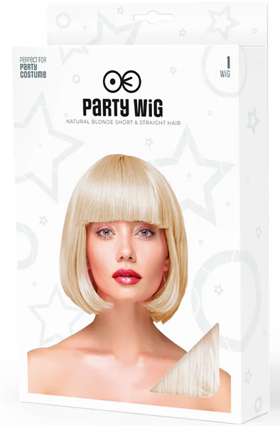 Party Wig Short Straight Blonde Hair - Perücke 2