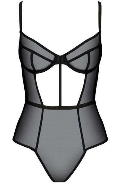 Passion Varella Bodysuit Schwarz - Teddy 3