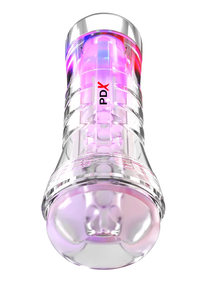 PDX Elite ViewTube XXL Durchsichtiger EZ-Grip LED Stroker - Stroker 1 [full]