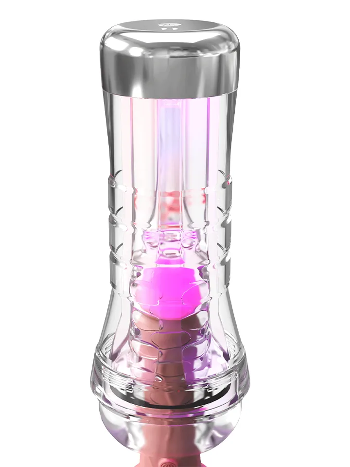 PDX Elite ViewTube XXL Durchsichtiger EZ-Grip LED Stroker - Stroker 2 [full]