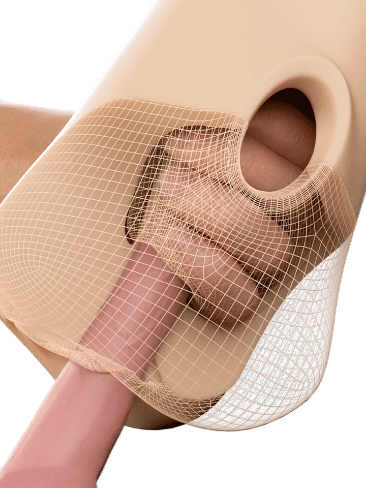 PDX Plus Double Pounder Vibrating Squeeze Stroker - Vibrierender Vagina-Masturbator 2 [full]