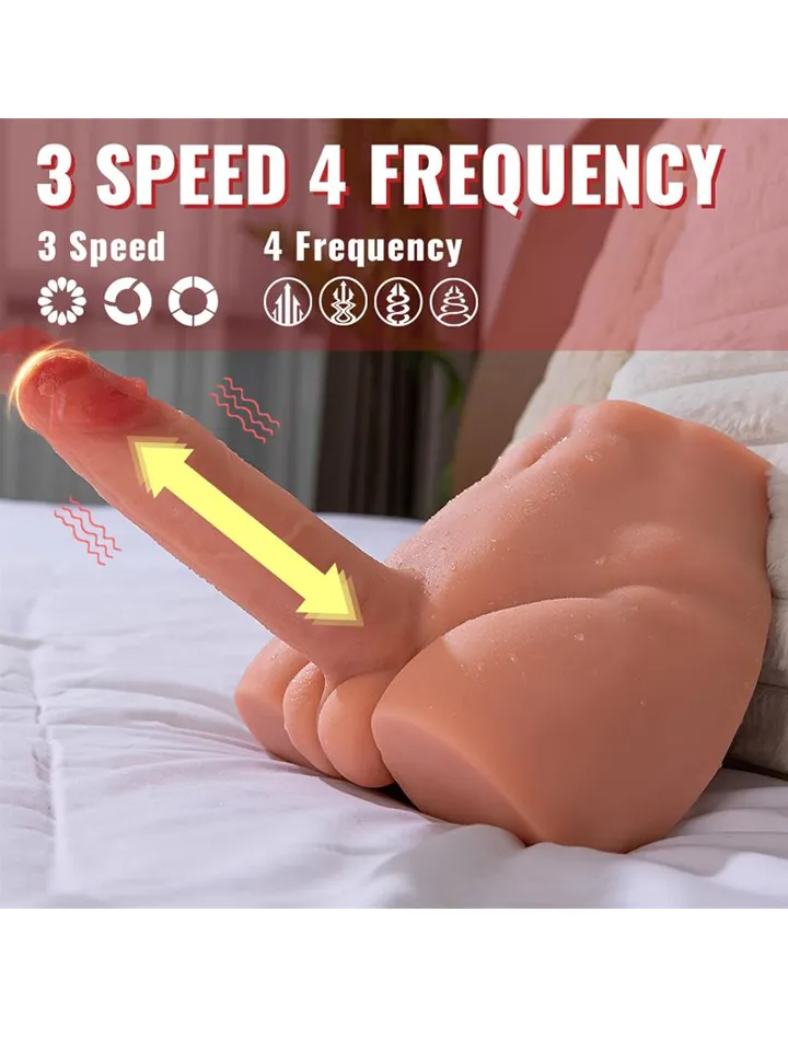Peel Stoß- & Vibrationsdildo - Sexpuppe 2